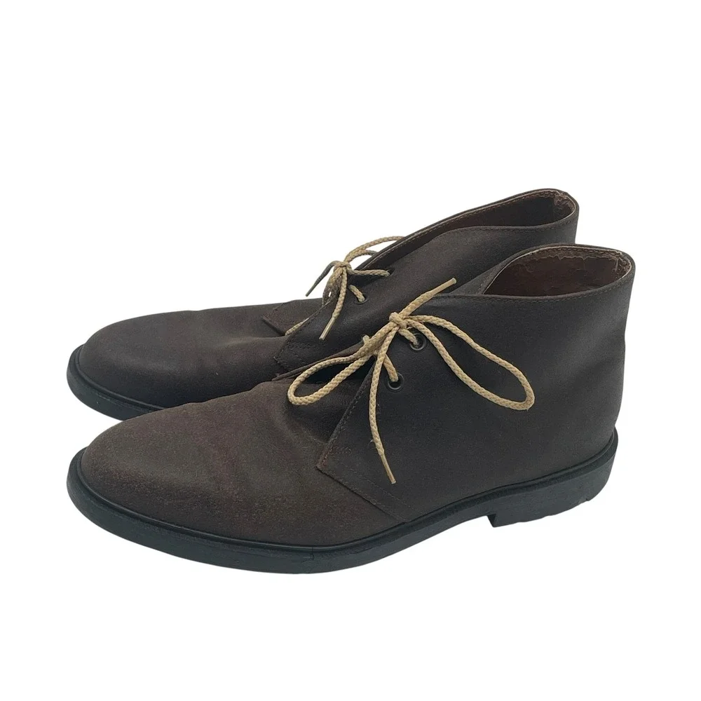 Vintage Bostonian Suede Leather Chukka Desert Boots Men Size 10M Brown 20853